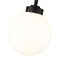 Z-Lite Laurent Outdoor Pendant, 1-Light, 8 In.W x 9 In.H, Black/Opal 597P8-BK - alternate 7